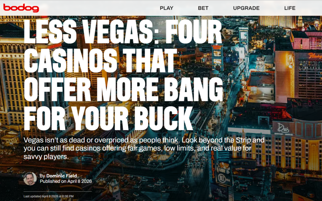 Player-friendly Casinos in Las Vegas - Dominic Field iGaming writer